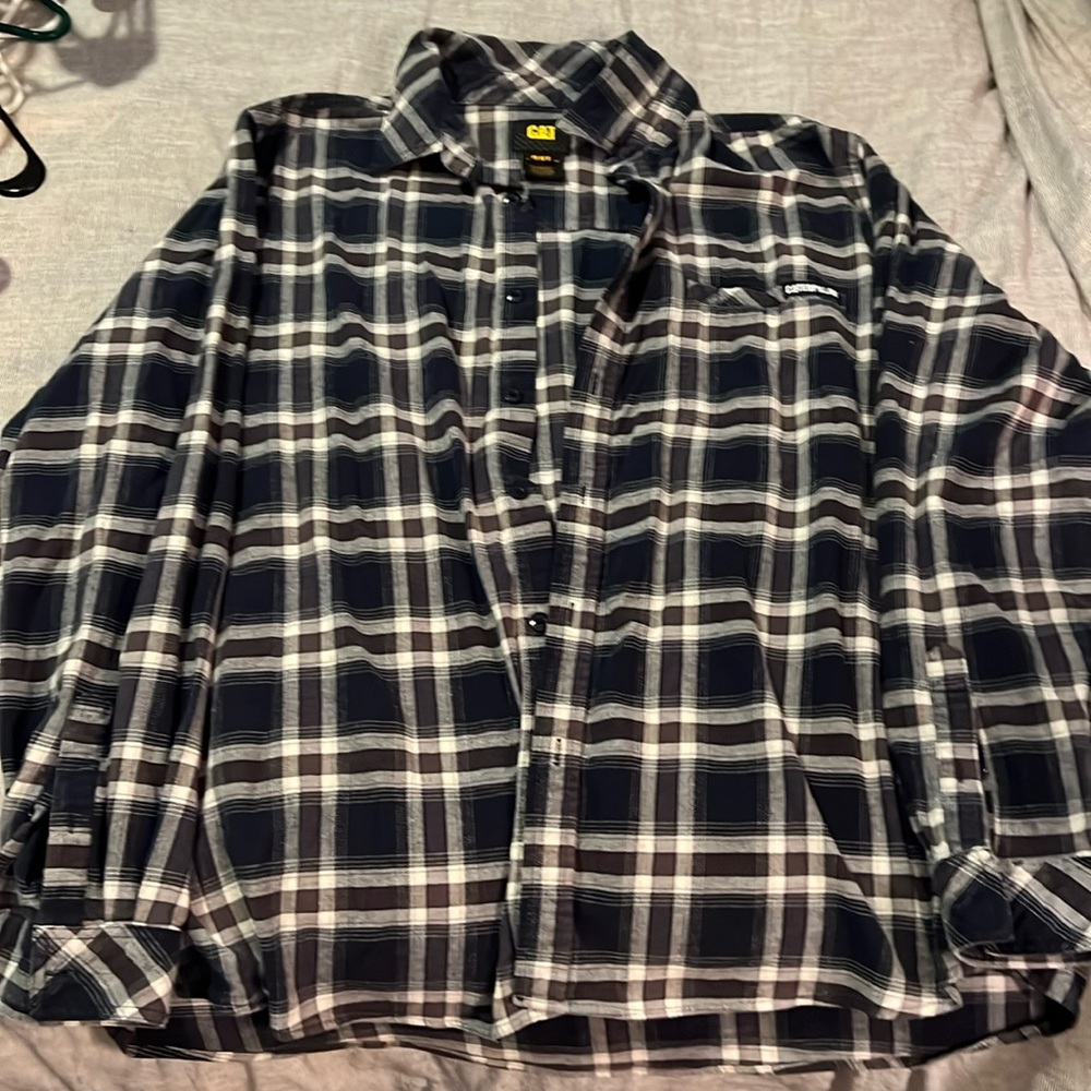 Caterpillar Men’s work shirt button down 2xl